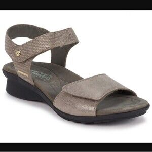 Mephisto Pattie Comfort Sandal Taupe Gold Size 41